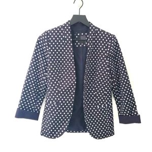 Limited Navy Polka Dot Blazer XS